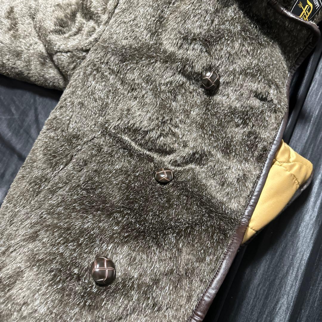 DRESS HIPPY ファー Pコート ドレスヒッピー　美品