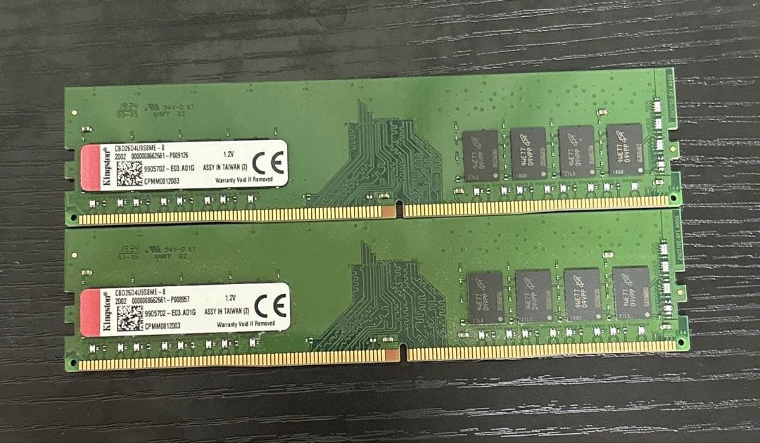 Kingston ddr4 16gb (8gb×2) 2666MHz