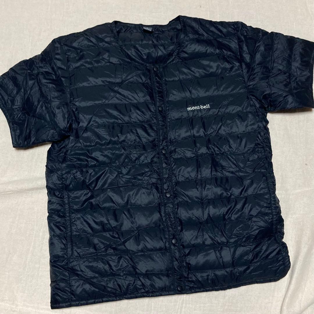 mont-bell スペリオダウンラウンドネックT L ブラック