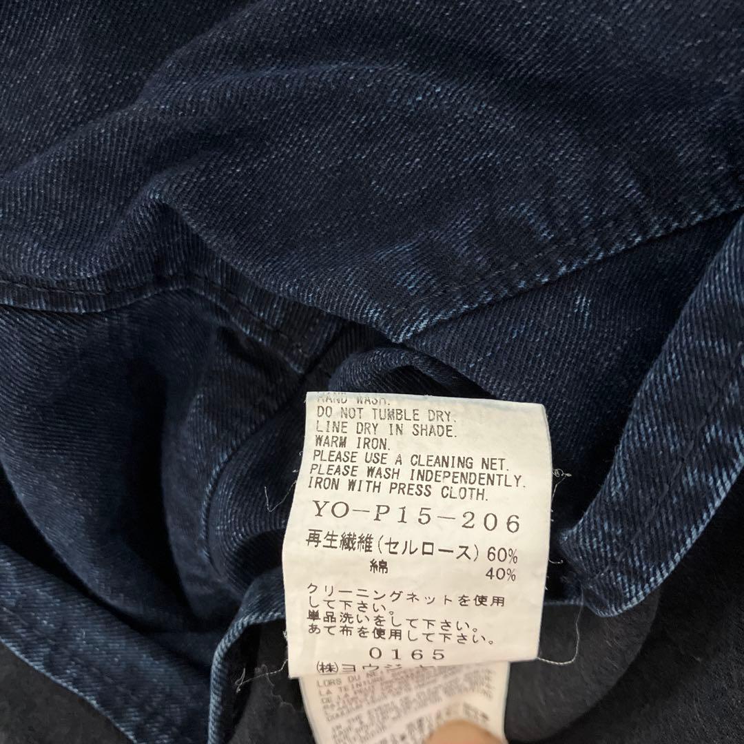 Y's ワイズ 24AW 8OZセルロース デニムアシンメトリーサルエルパンツ