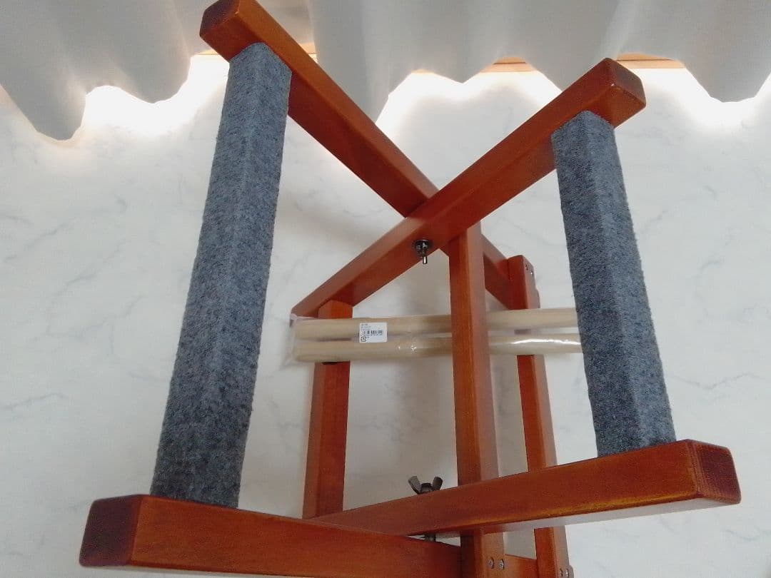 美品 1尺2寸 直径36cm×厚さ16cm 台付 バチ付 和太鼓 平胴太鼓 本皮