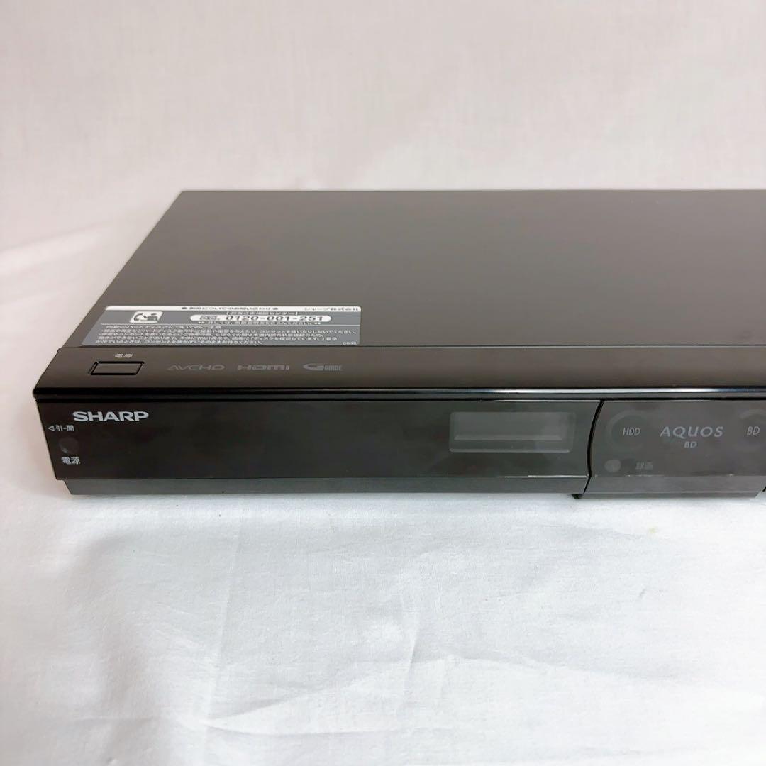 【極美品】SHARP ブルーレイBD-NS520　500GB リモコン　電源付き