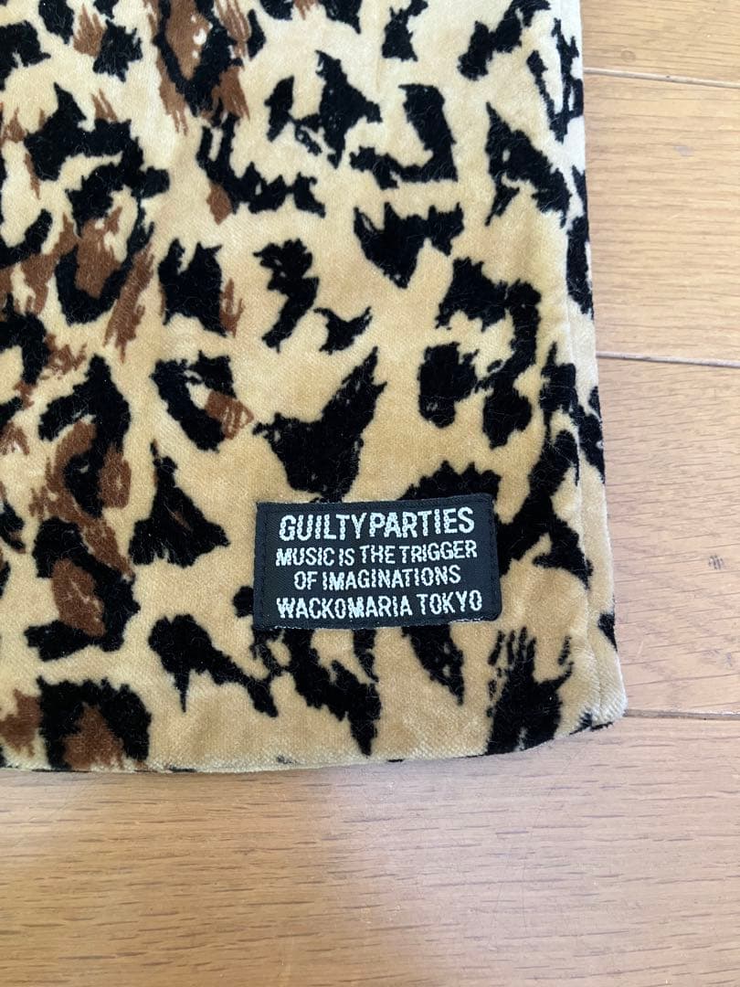 バッグ wackomaria LEOPARD VELOUR DRAWSTRING BAG