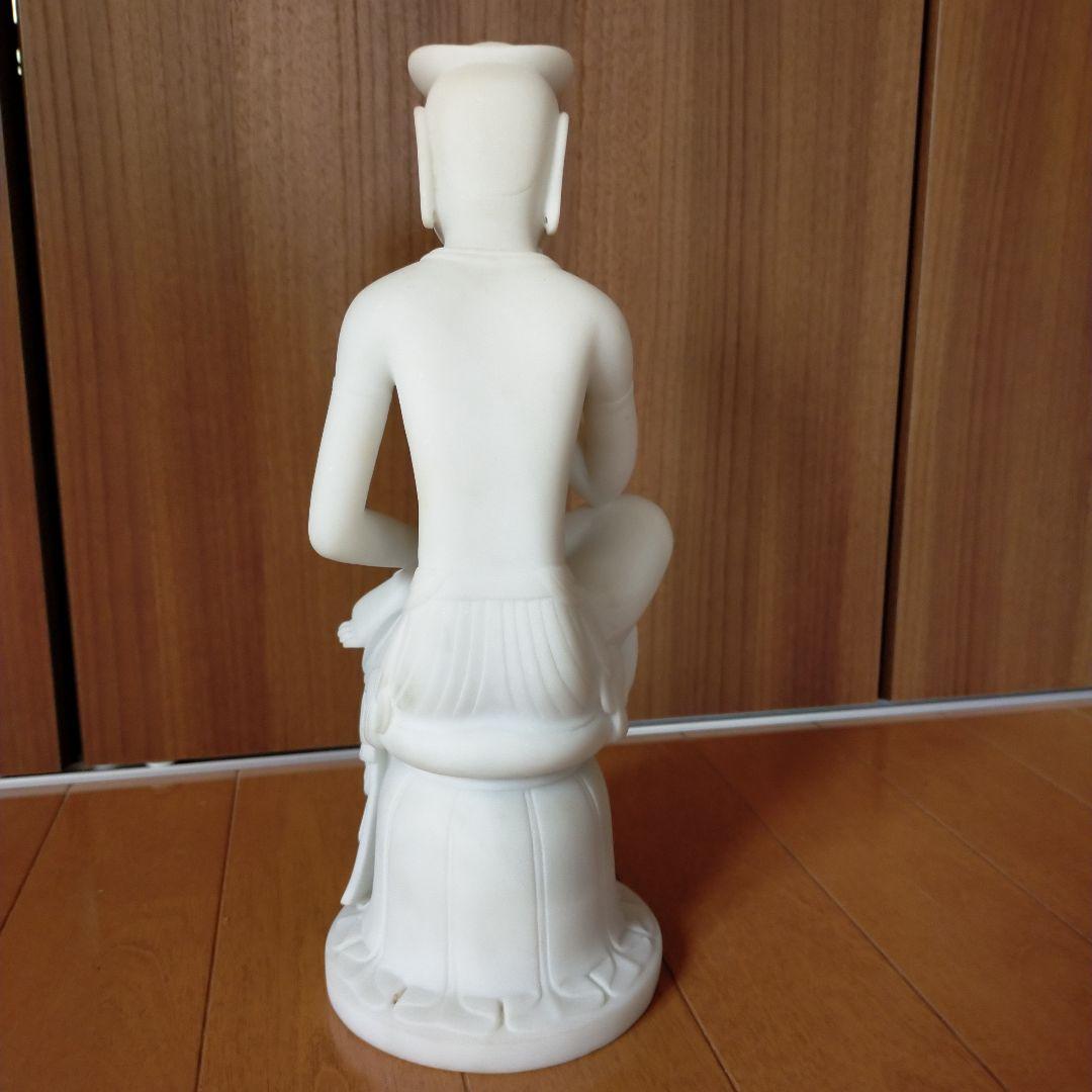 大理石 弥勒菩薩像 専用ケース付き