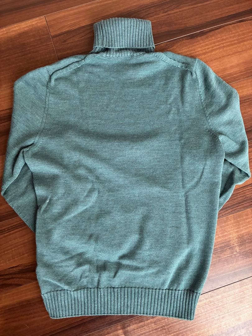 Drumohr ドルモア 8ゲージ タートルネック 46 グリーン