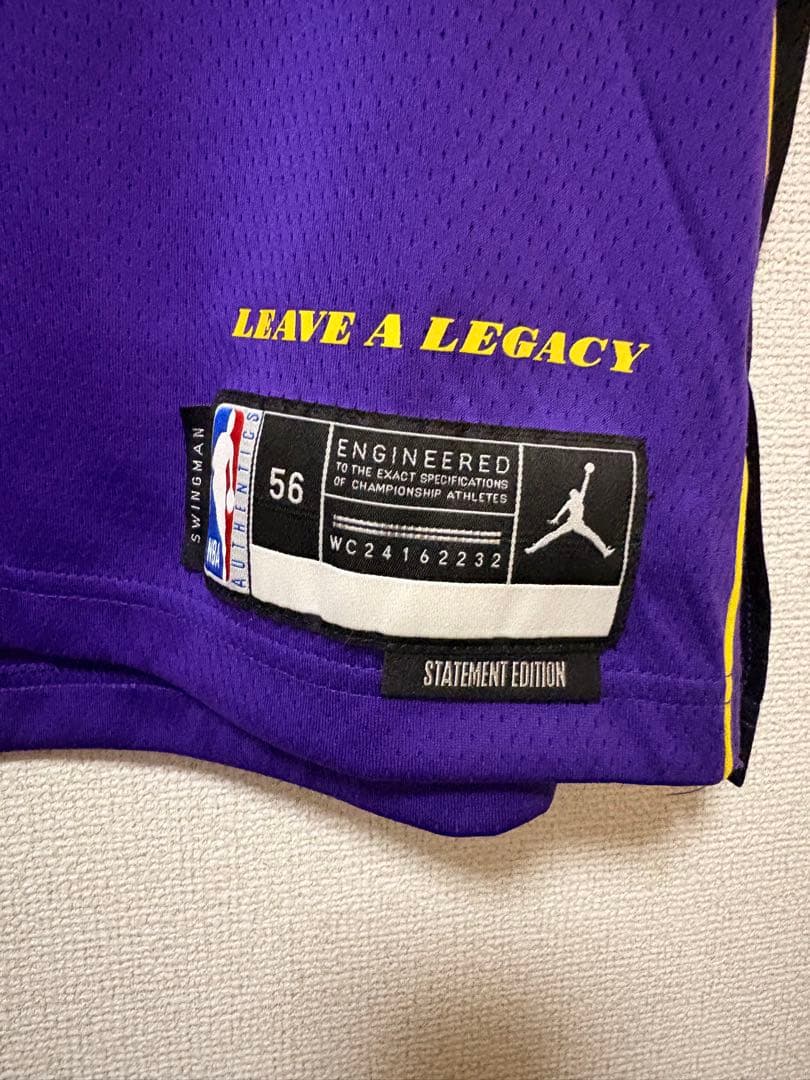 Lakers LeBron James ユニフォーム ゲームシャツ