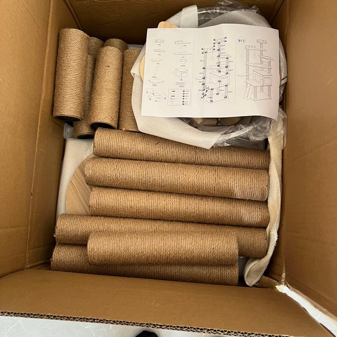 キャットタワー 170cm 6段宇宙船 猫タワー 大型猫用 可愛いデザイン