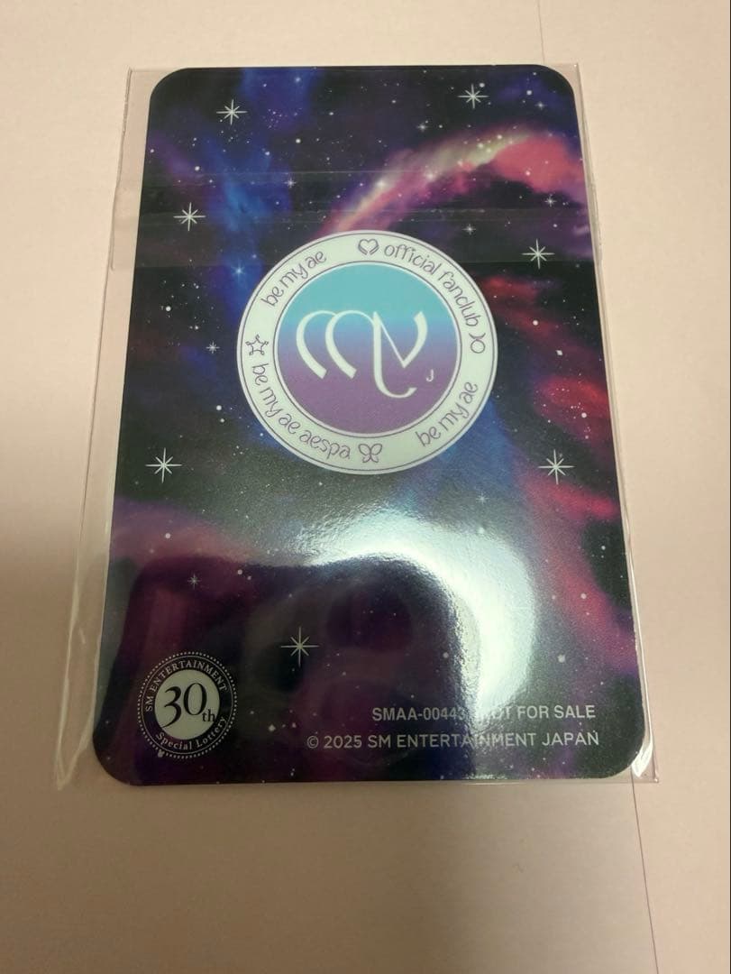 SM ENTERTAINMENT 30周年　aespa ニンニン　トレカ