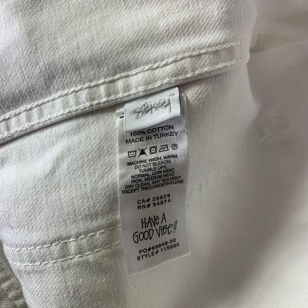 ジャケット・アウター stussy overdyed zip work jacket S bone