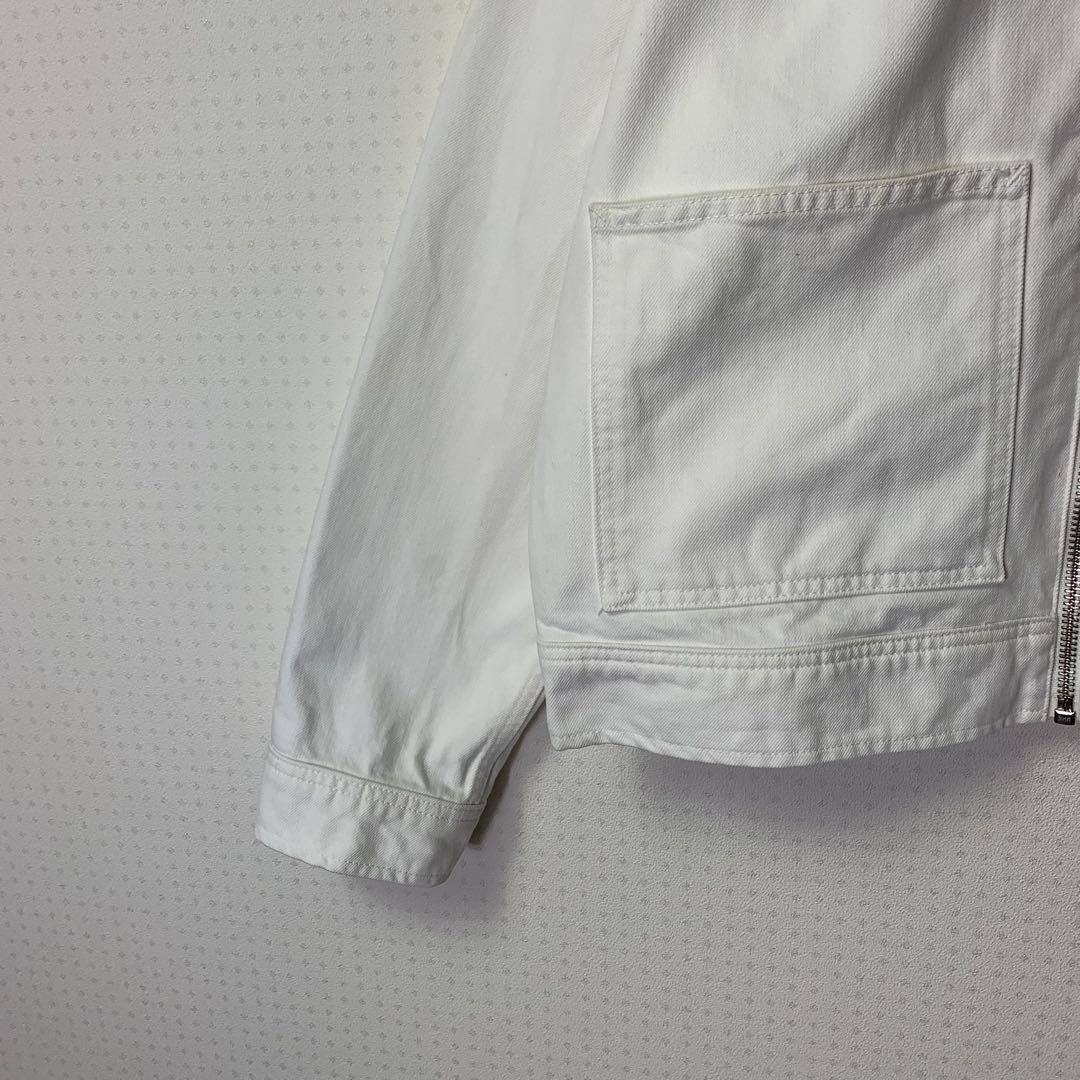 ジャケット・アウター stussy overdyed zip work jacket S bone