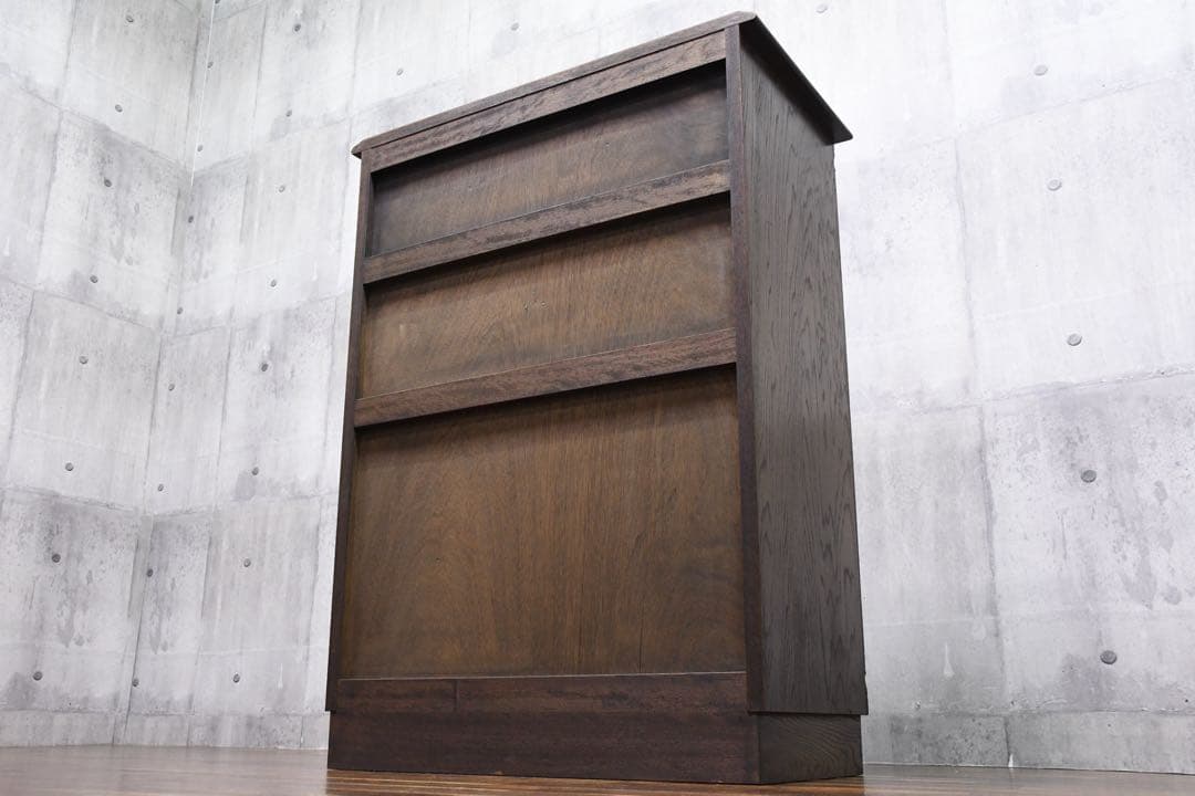 EHK65 永田良介商店 小物整理ダンス 50万 ナラ材(オーク材) 神戸洋家具