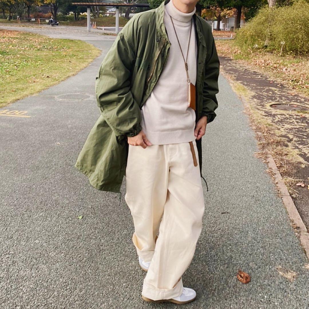 m*g様 batoner turtleneck Knit ラグラン タートルネッ