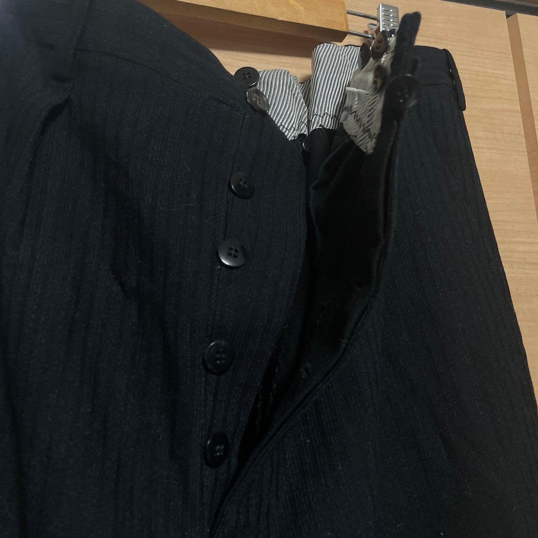 40's50's希少ヴィンテージ サスペンダーボタンスラックス トラウザーズ古着