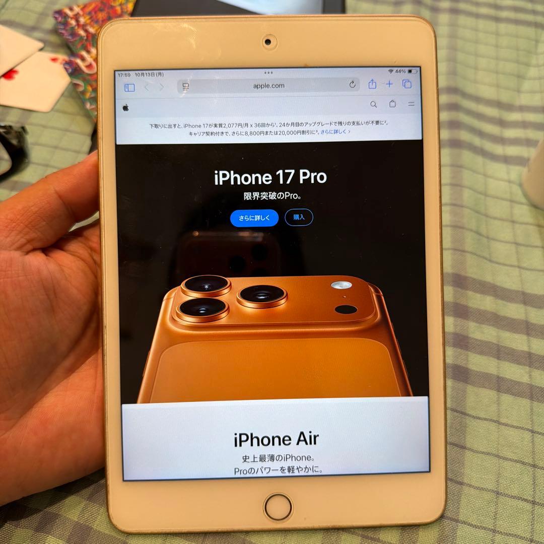 ipad mini (第5世代) ゴールド 64GB Wi-Fiモデル 美品