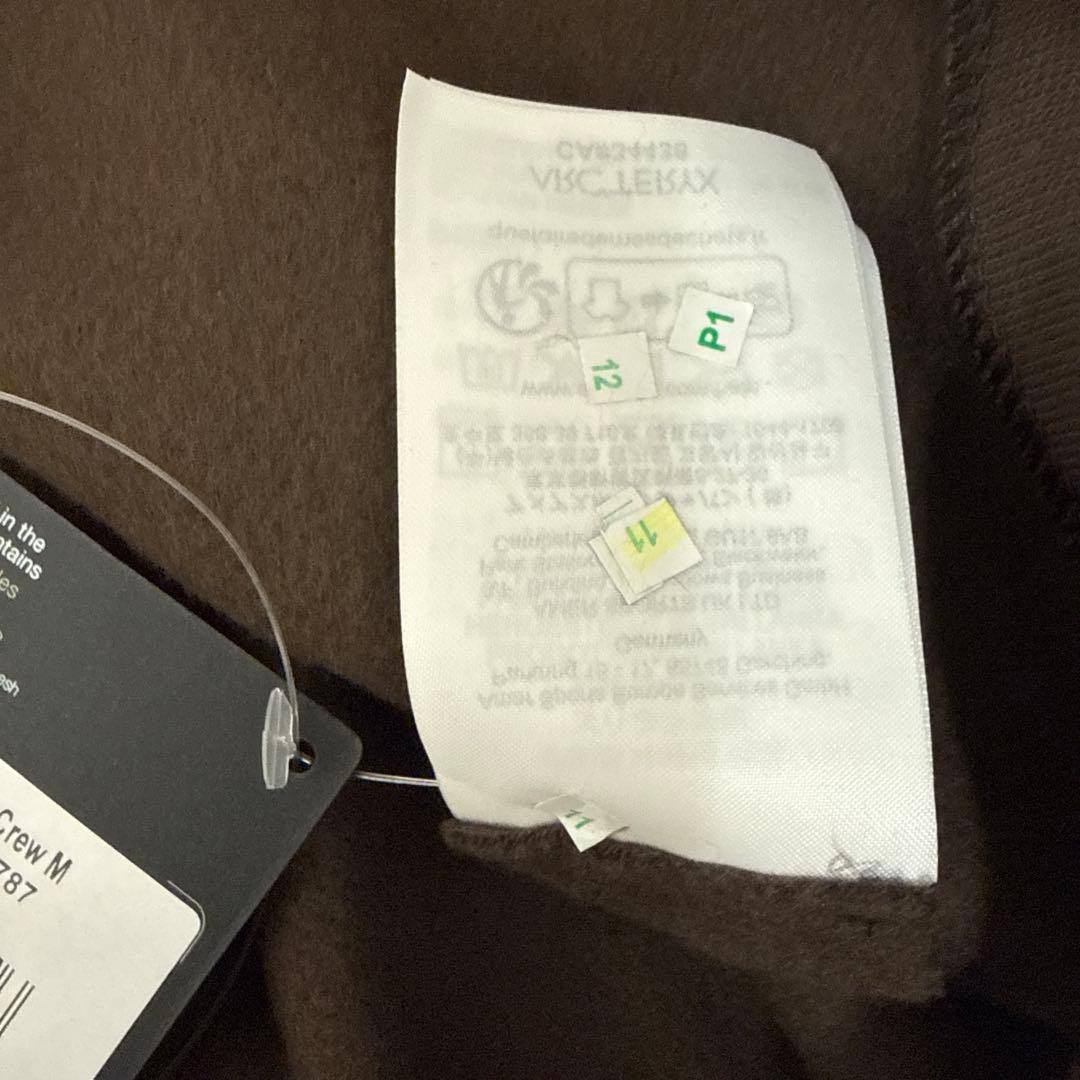 【国内正規店購入未使用新品】アークテリクスエンブレムフリースクルーメンズ茶S