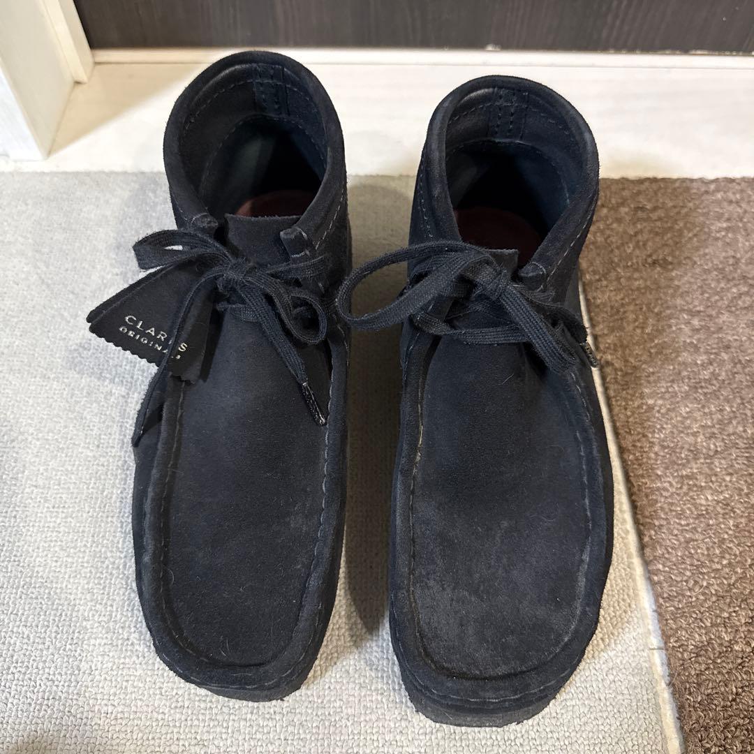 Clarks ワラビーブーツ　黒
