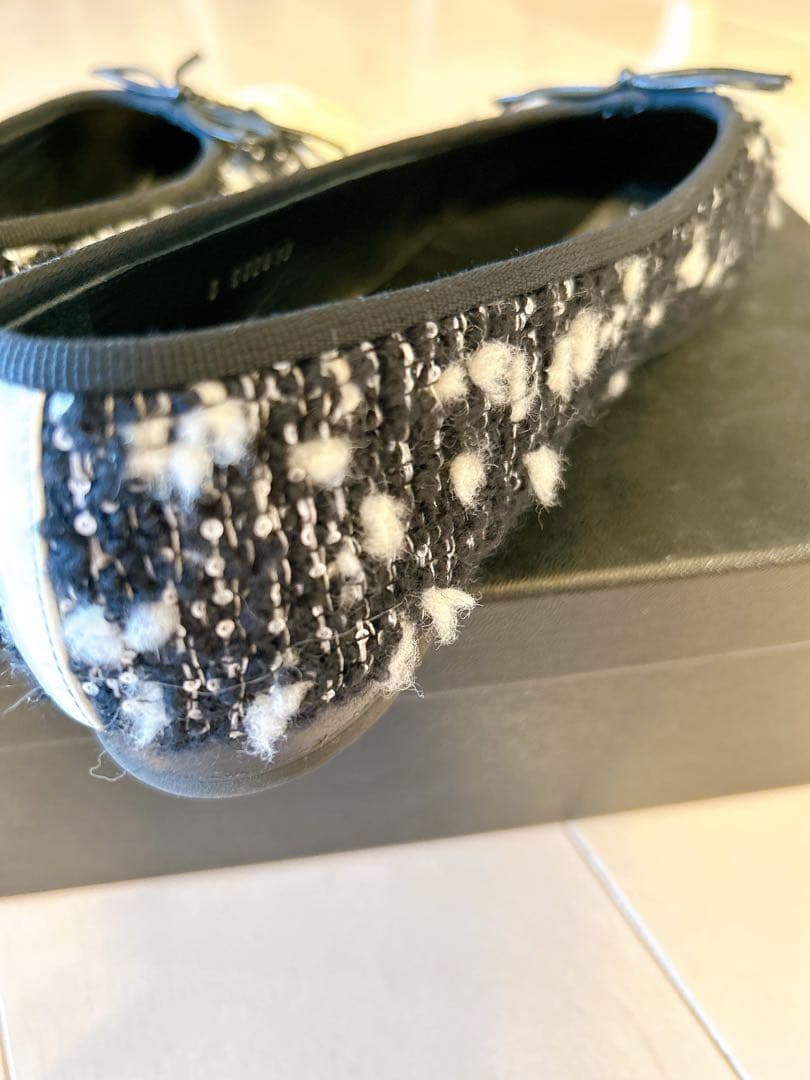 お値下げ⭐︎美品☆CHANEL⭐︎バレリーナ☆ツイード