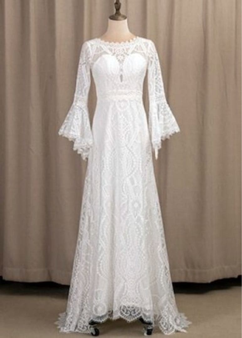 ツ*ジ様 二次会　花嫁　ワンピース　白ドレス　ウエディングフォト　XLサイズ