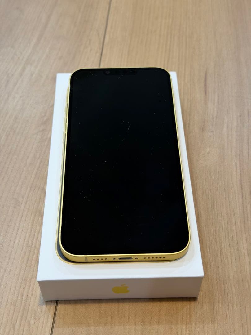 iPhone14Plus 256GB本体　イエロー　黄色　Apple公式購入