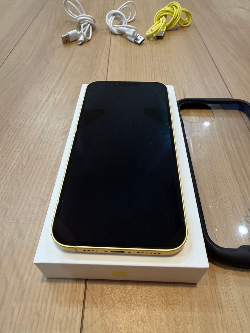 iPhone14Plus 256GB本体　イエロー　黄色　Apple公式購入