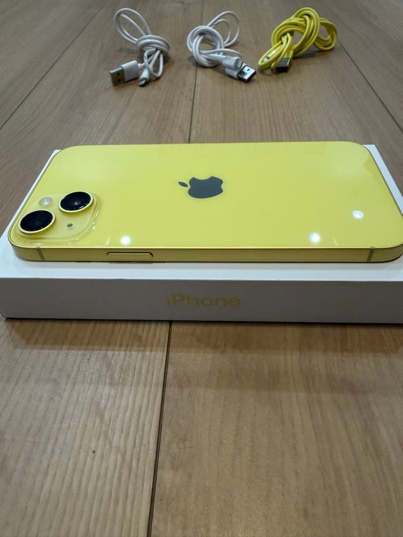 iPhone14Plus 256GB本体　イエロー　黄色　Apple公式購入