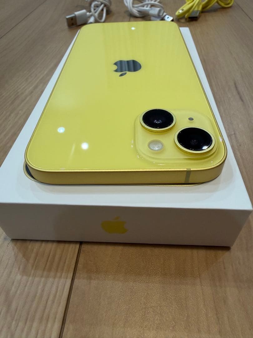 iPhone14Plus 256GB本体　イエロー　黄色　Apple公式購入
