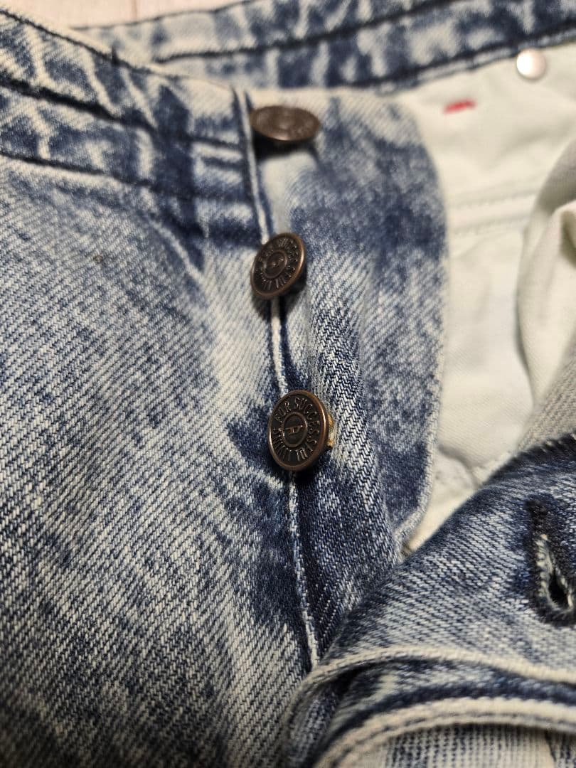 DIESEL デニム カーゴパンツ ワイドレッグ