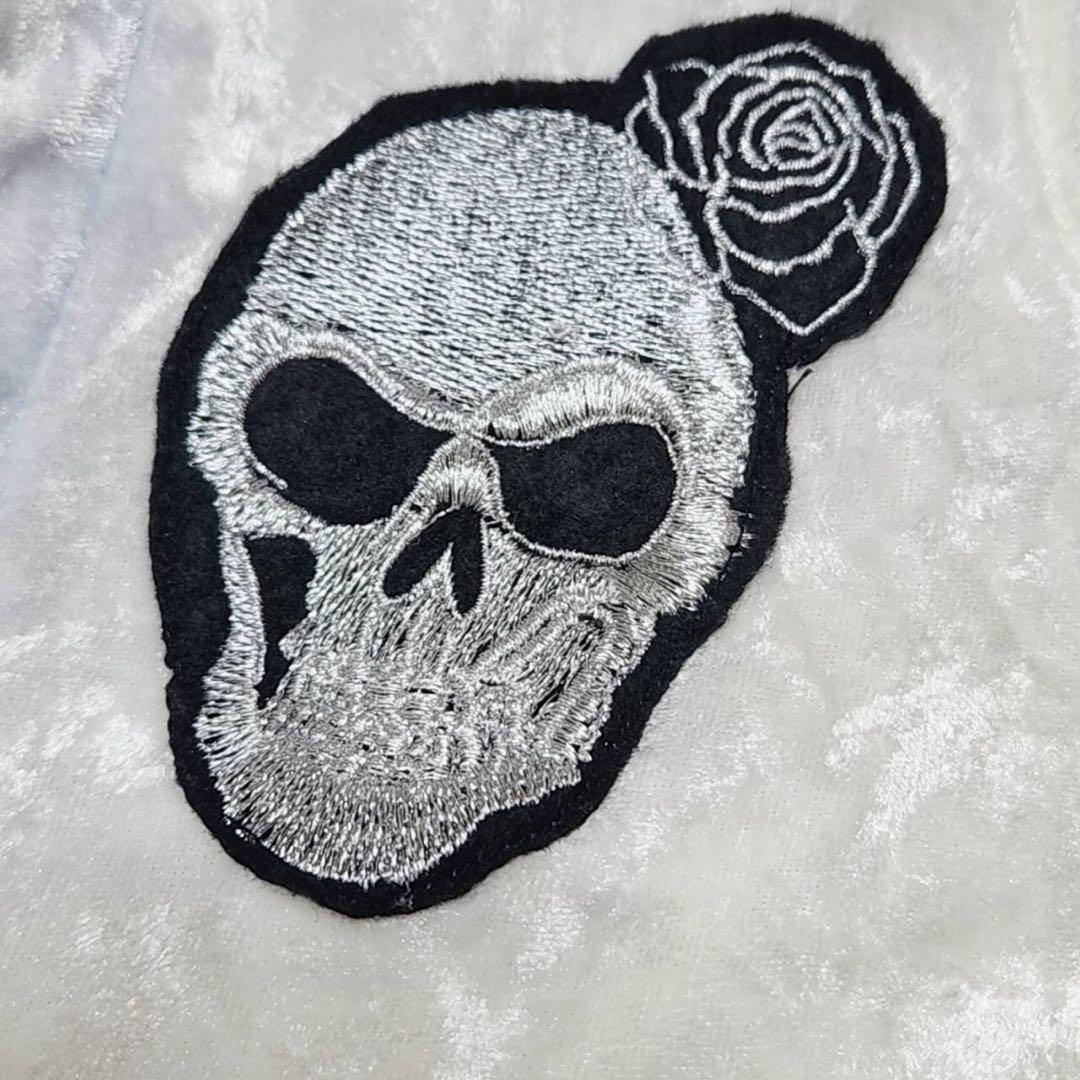 tutuha スカルワッペンタンクトップ　レア物　でかジップ　アームカバー付き