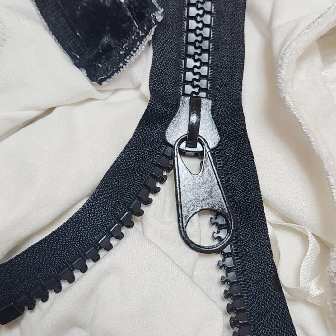 tutuha スカルワッペンタンクトップ　レア物　でかジップ　アームカバー付き