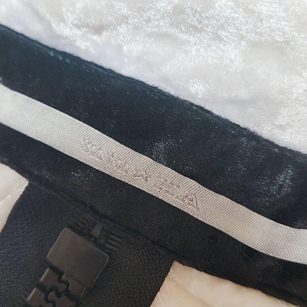 tutuha スカルワッペンタンクトップ　レア物　でかジップ　アームカバー付き