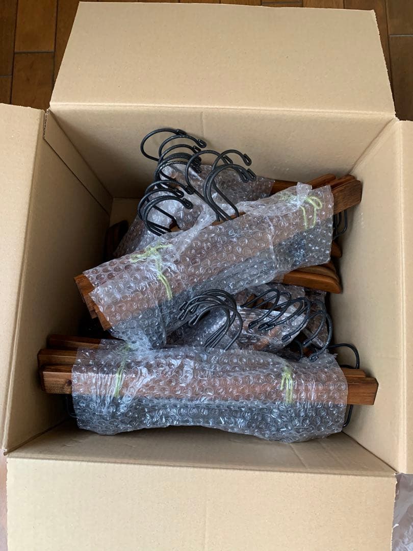 木製　ロータスハンガー ロータス プレスハンガー L まとめ売り