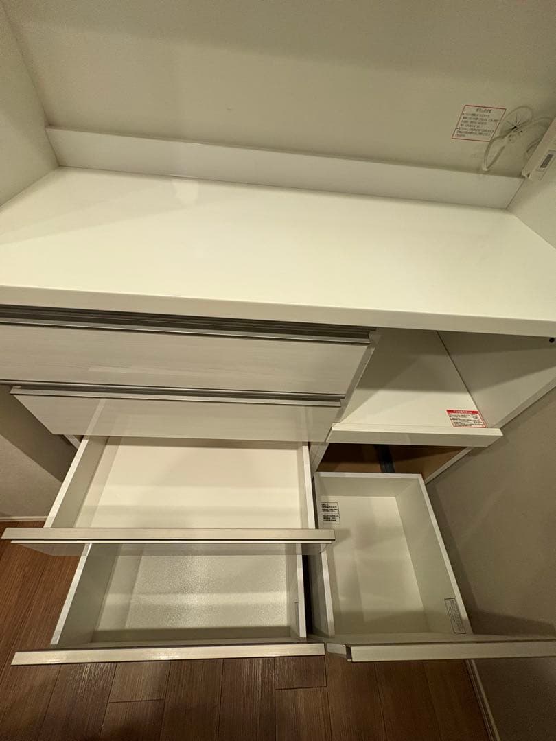 ニトリ 食器棚 リガーレ ホワイト 高さ191cm 幅100cm