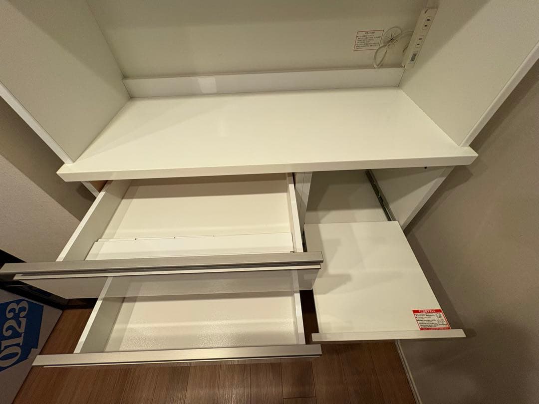 ニトリ 食器棚 リガーレ ホワイト 高さ191cm 幅100cm