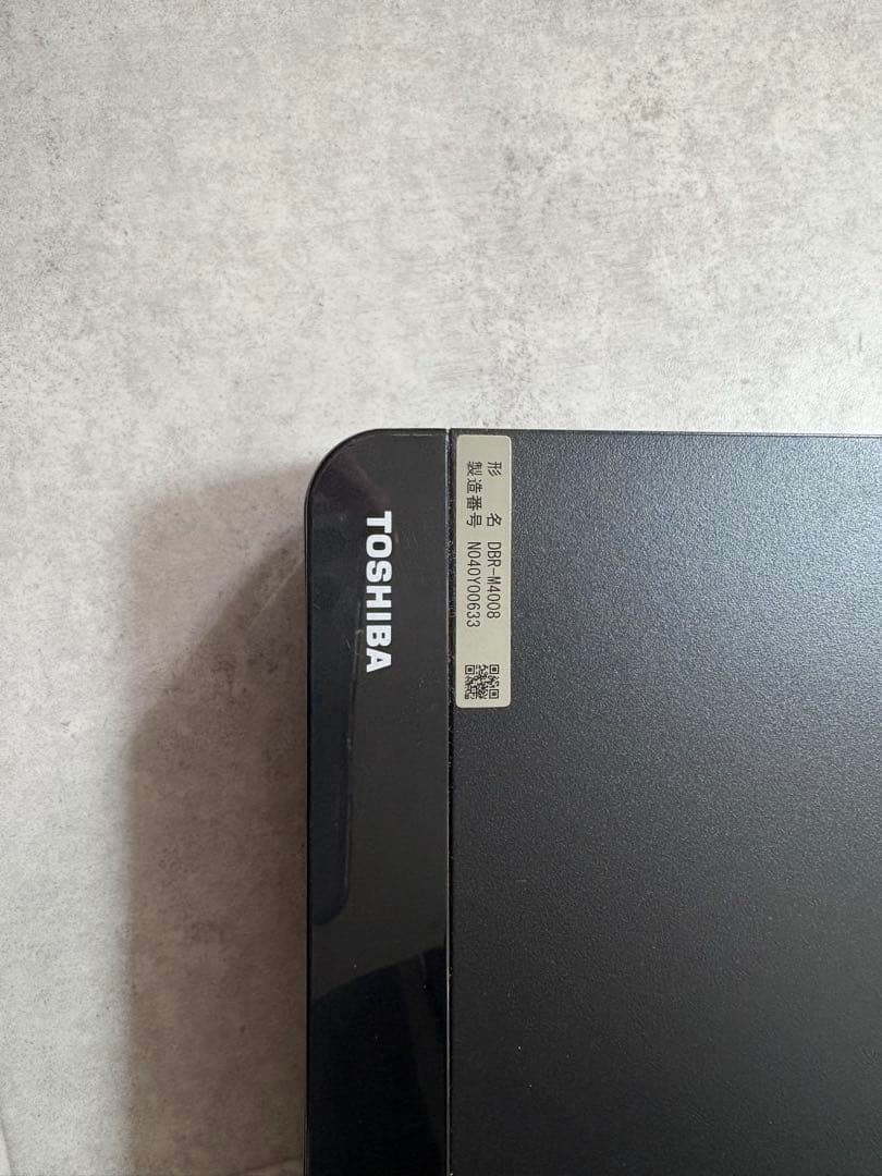 美品！！ TOSHIBA DBR-M4008 4TB ブルーレイレコーダー
