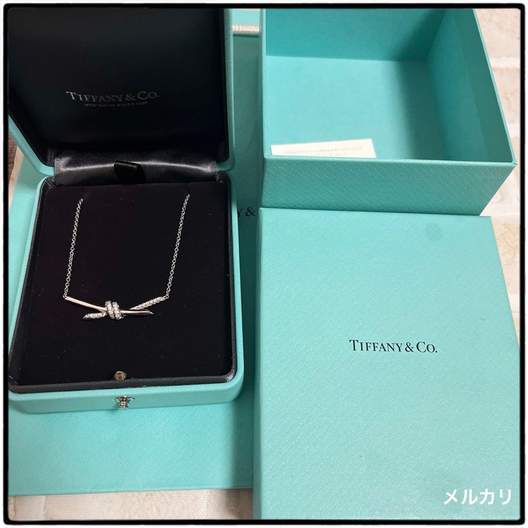 けだま Tiffany ティファニー ノット ペンダント ネックレス