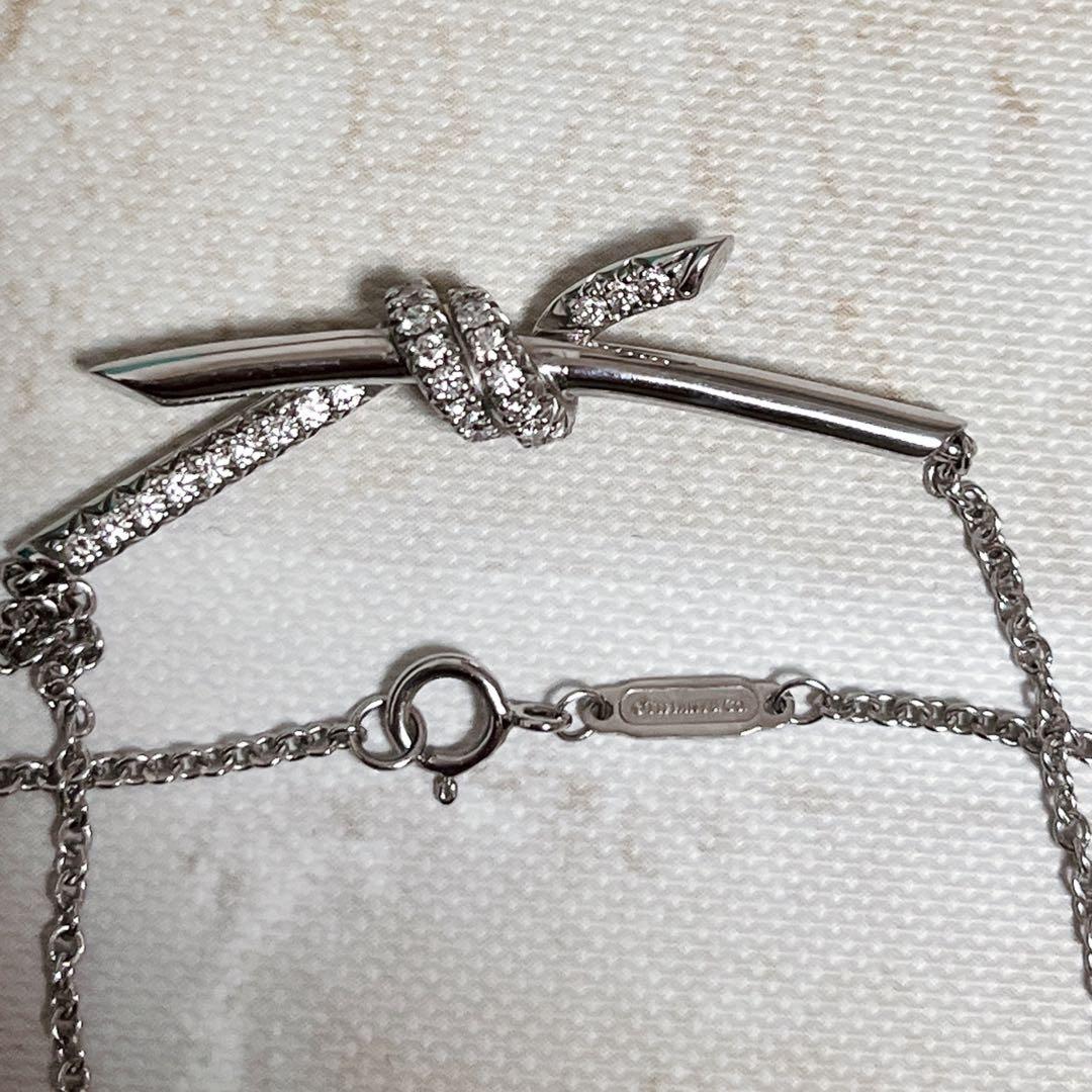 けだま Tiffany ティファニー ノット ペンダント ネックレス