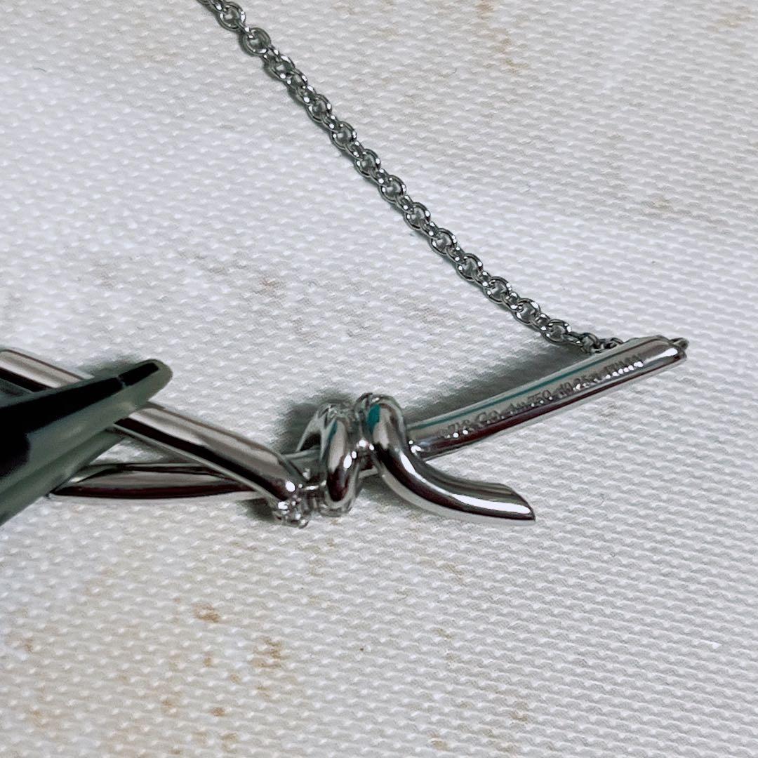 けだま Tiffany ティファニー ノット ペンダント ネックレス