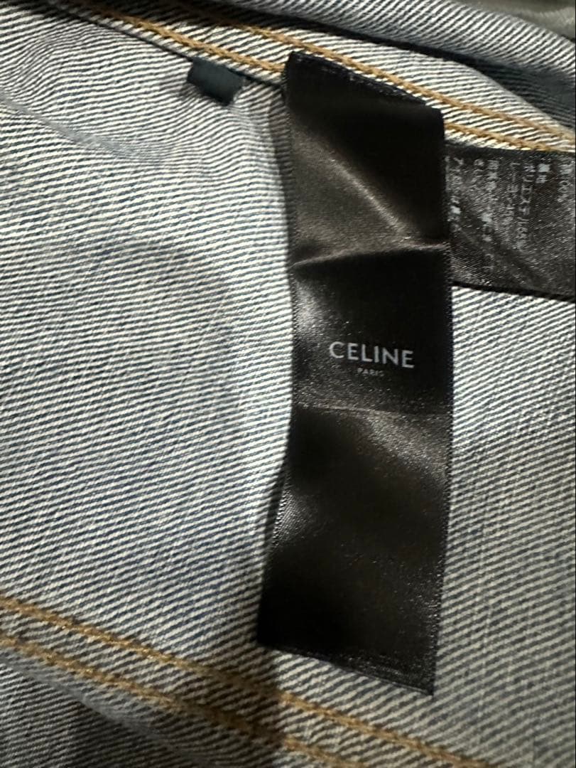 CELINE デニムジャケット フーディー