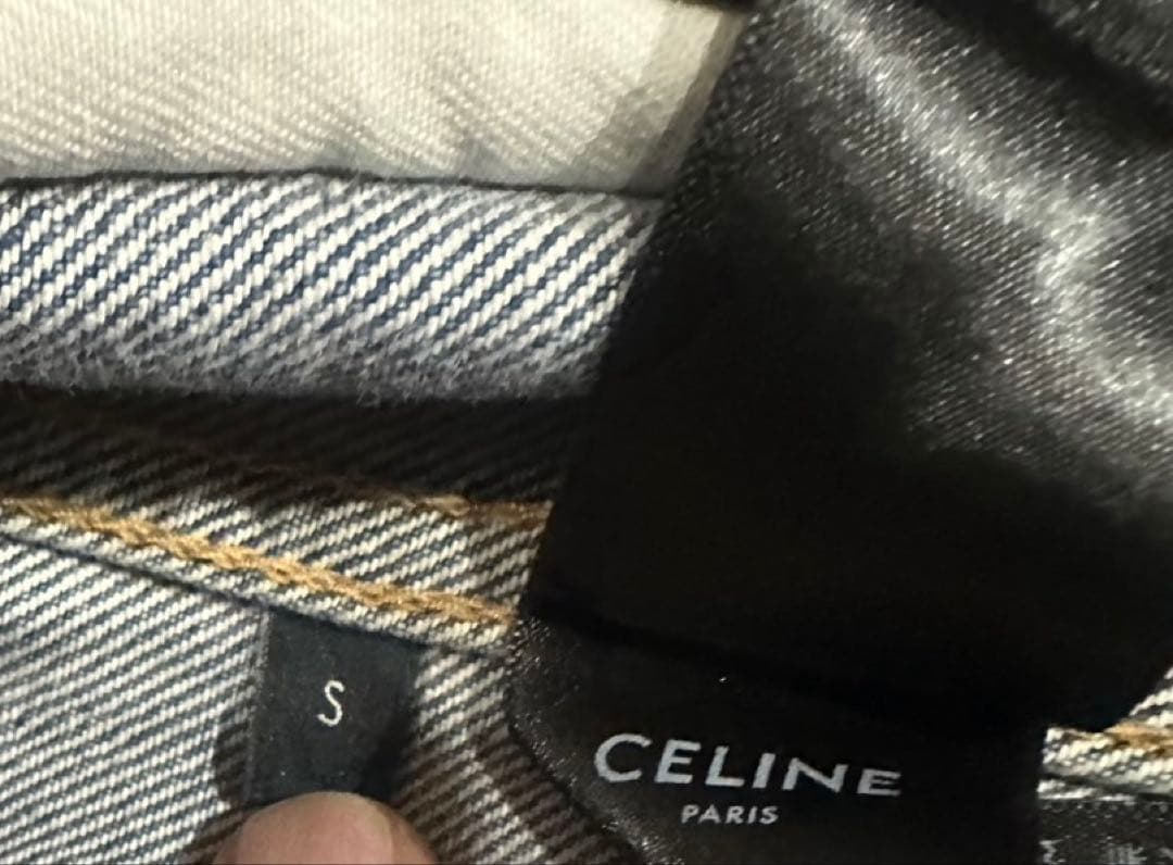 CELINE デニムジャケット フーディー