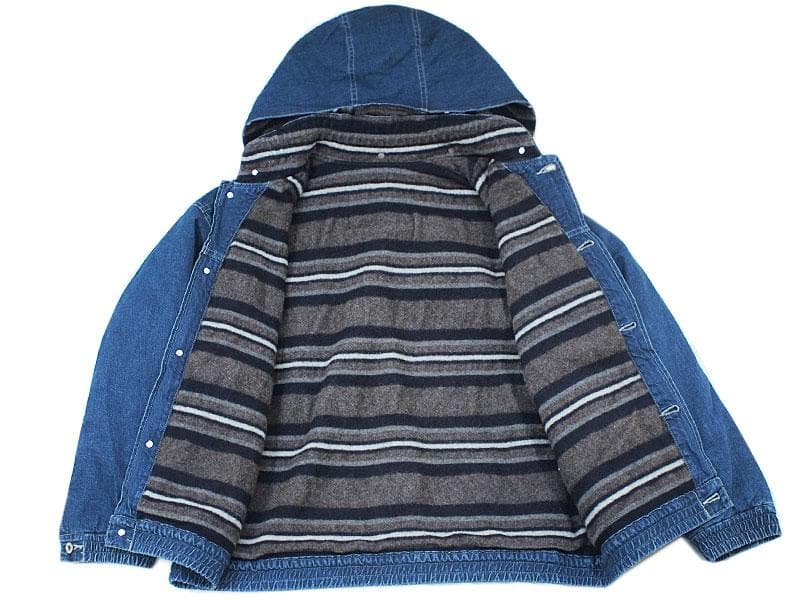 極美 TENDERLOIN DENIM BLANKET HOODED M