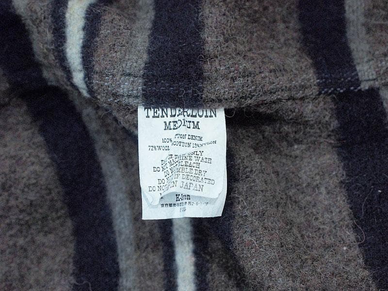 極美 TENDERLOIN DENIM BLANKET HOODED M