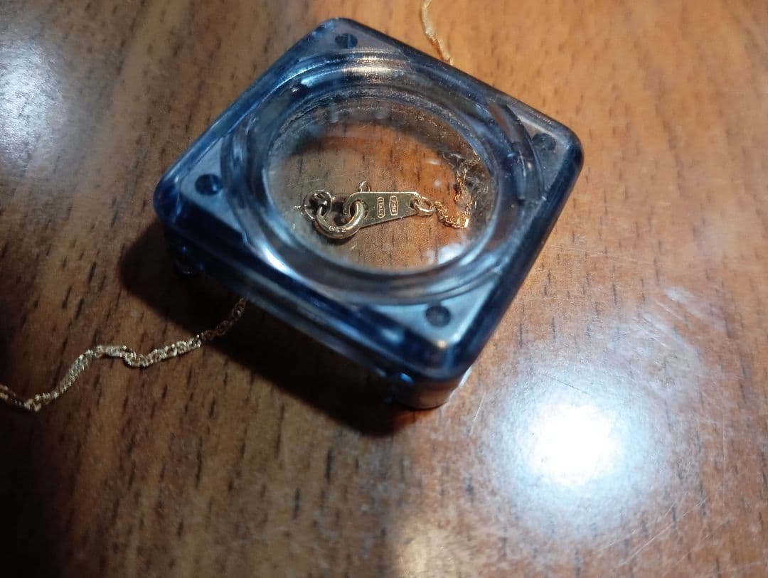 中古ゴールド 750＊ITALYネックレス★ペンダント600長さ18cm 位