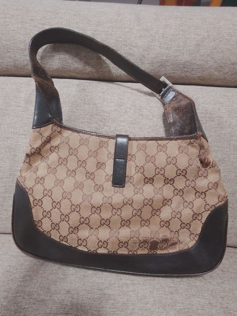 GUCCI グッチ ジャッキー シェリーライン ハンドバッグ ヴィンテージ