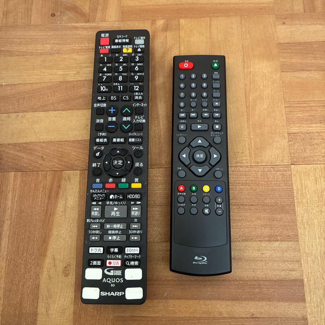 SHARP ブルーレイレコーダー