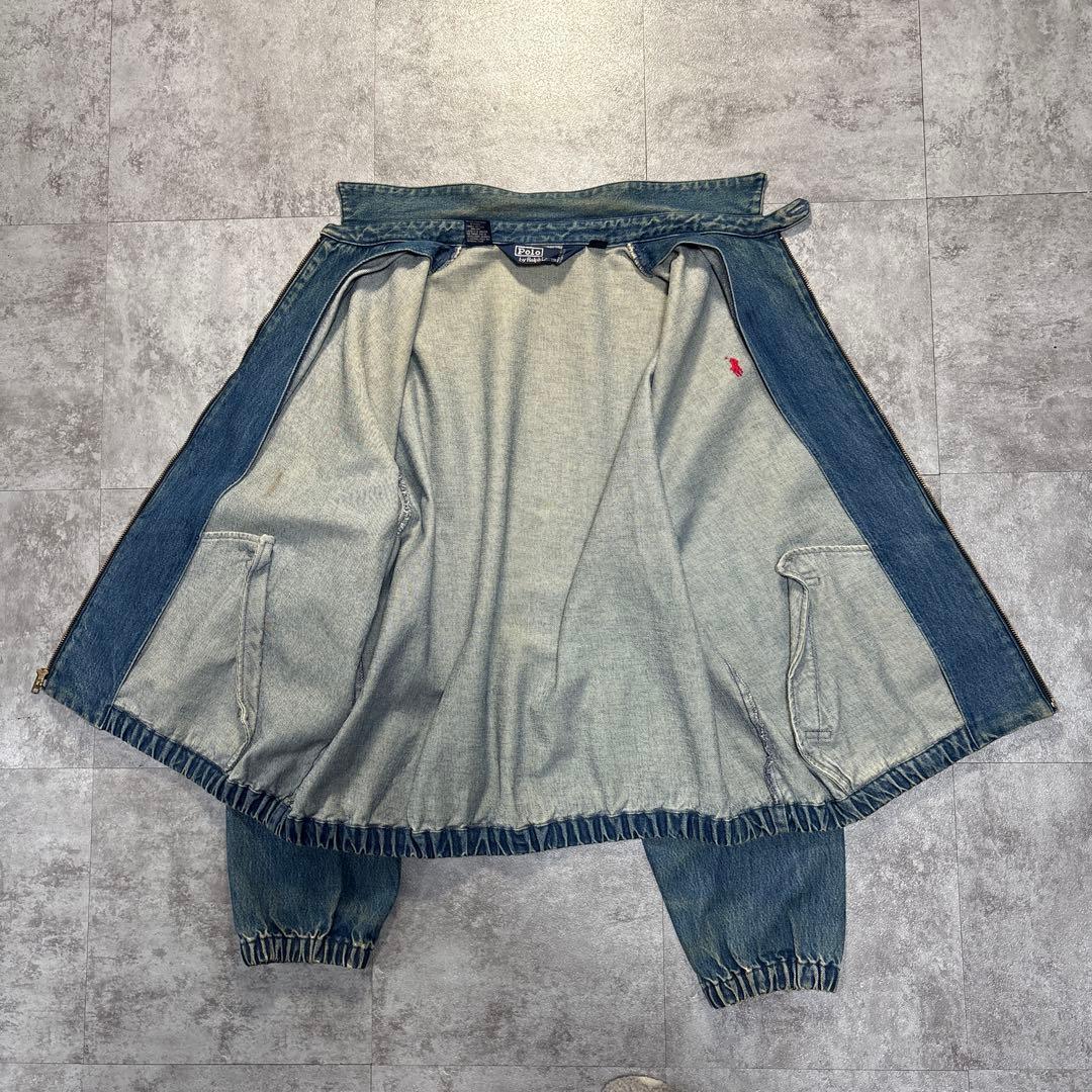 80s USA製　Ralph Lauren denim swing top XL