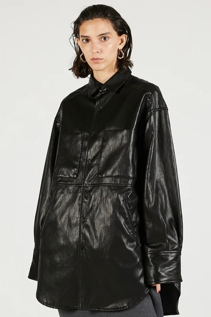 今期　prankproject プランクプロジェクト　 レザージャケットシャツ