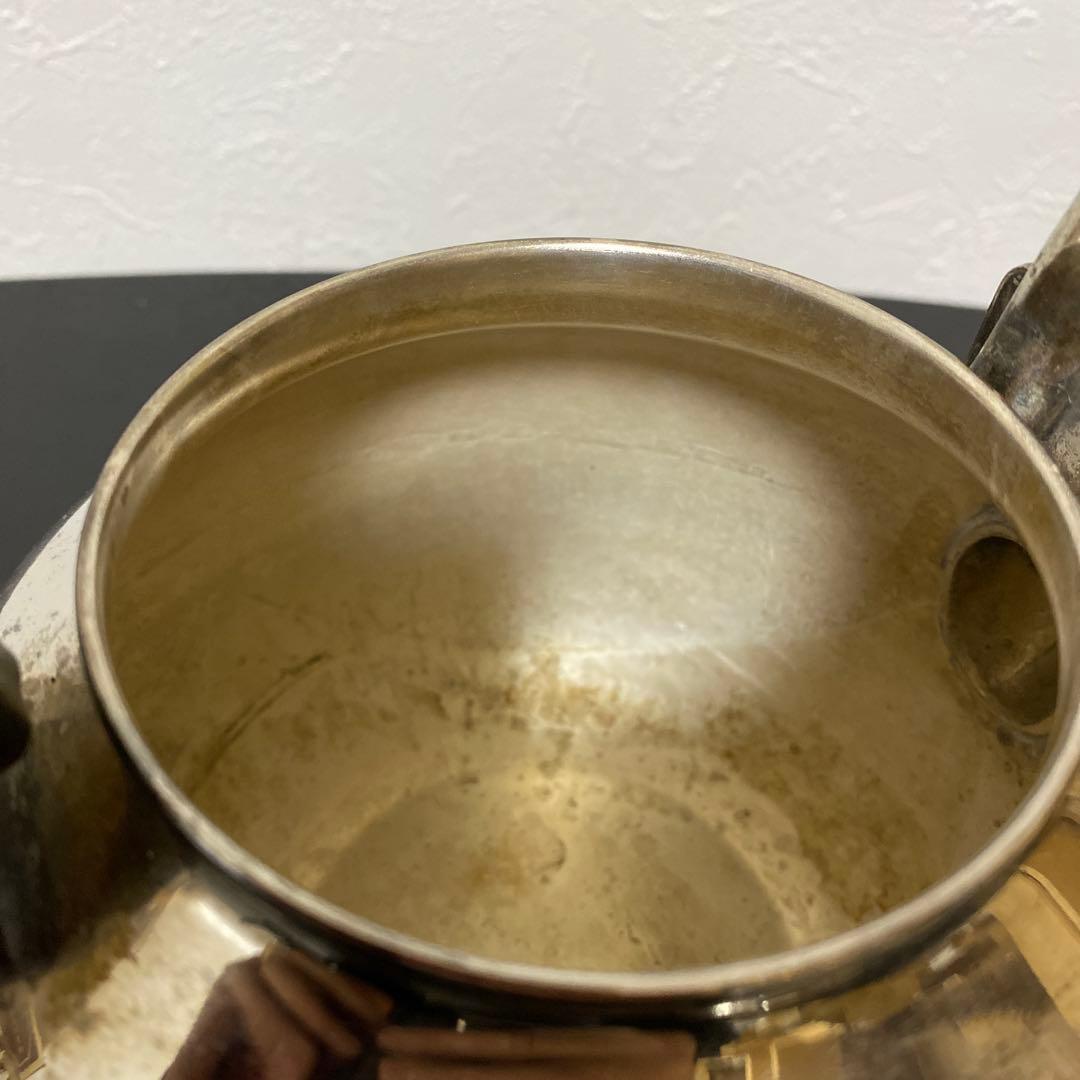 煎茶道具 燻銀 銅瓶 湯沸 急須