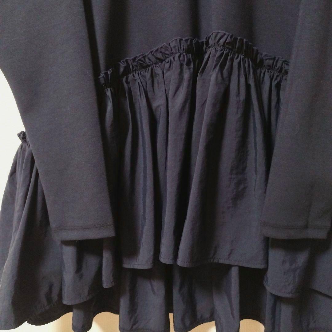 スリースクエア ペプラムコンビプルオーバー