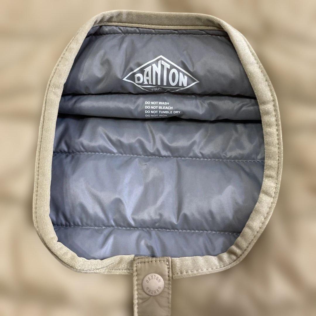 超美品【DANTON/ダントン】ライトダウンベスト36size ベージュ