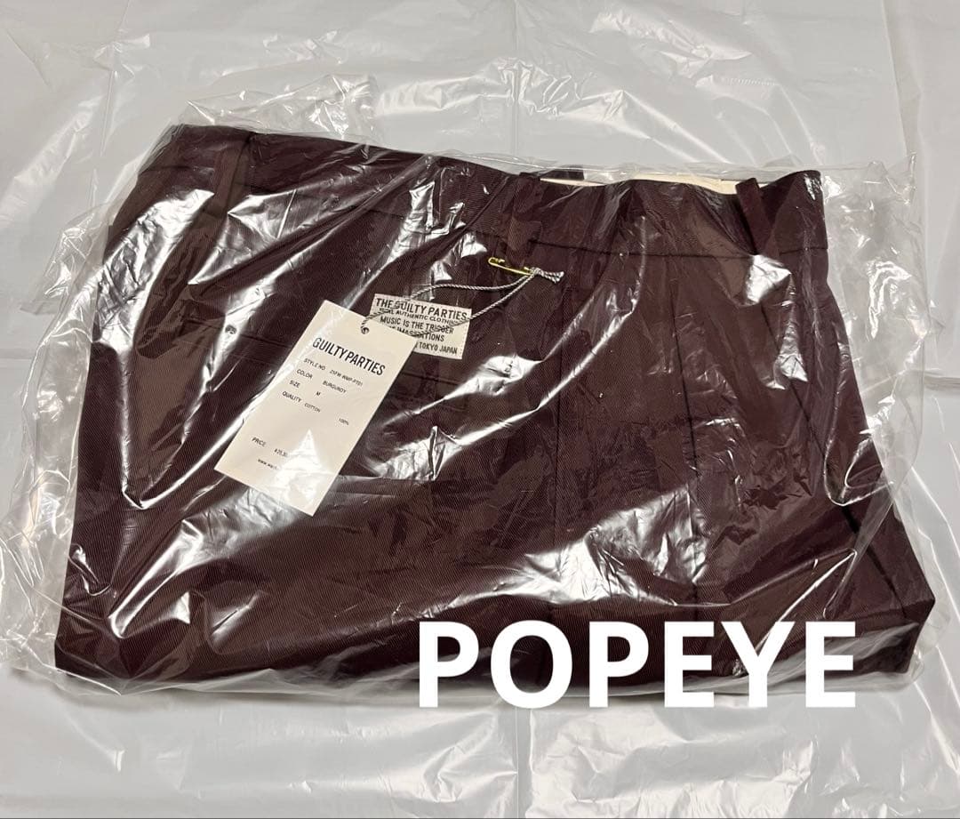 パンツ wackomaria double plaeted chino M 25aw